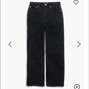 Madewell Slim wide leg lunar (Black)